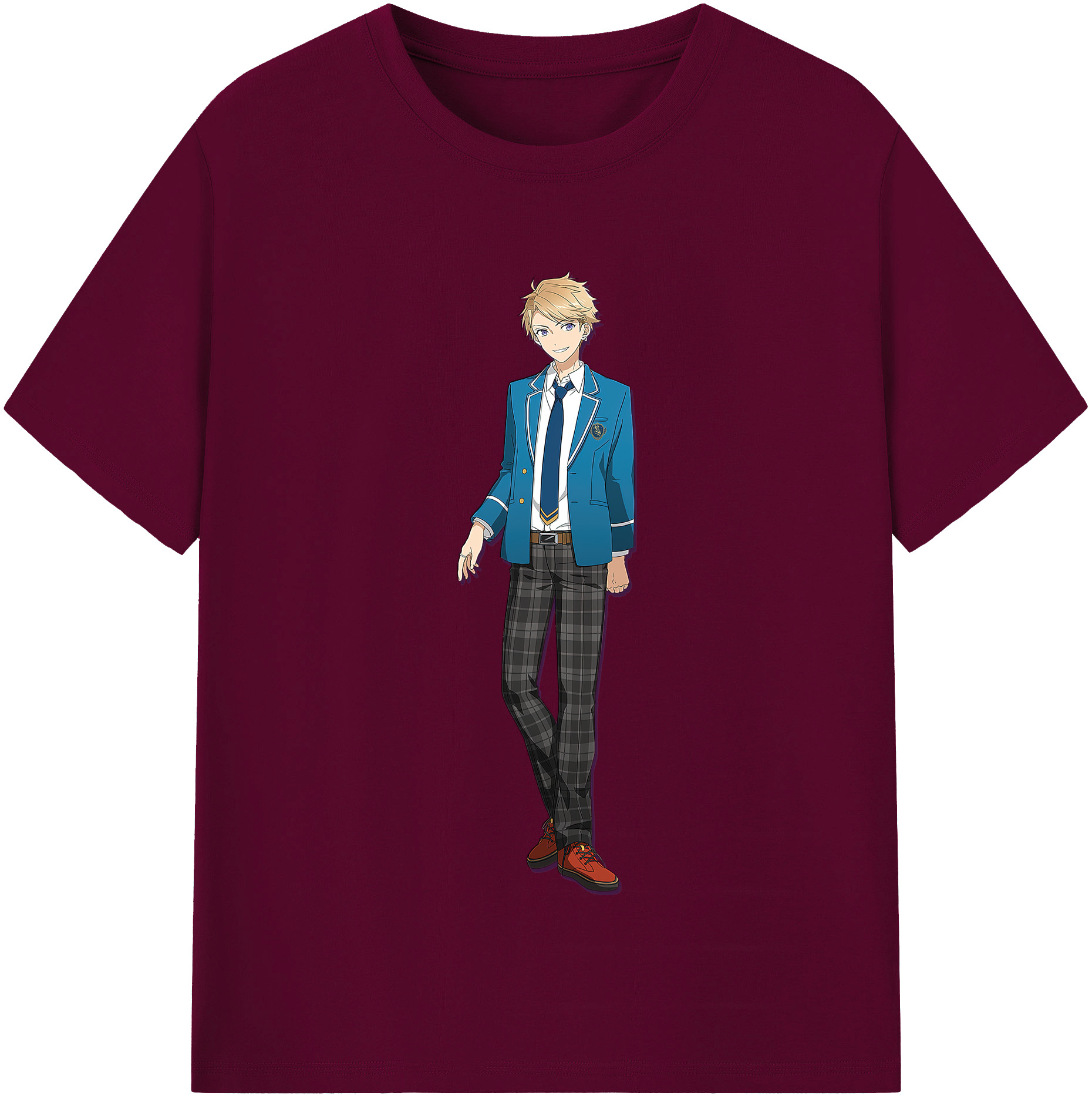 （画像用） あんさんぶるスターズ! Ensemble Stars レディースカジュアルプリントTシャツ（綿100％）